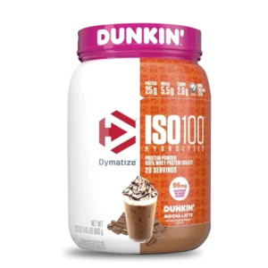 Iso 100 Hydrolyzed Dunkin' - 1.45 Ibs / 20 Servicios, Mocha Latte