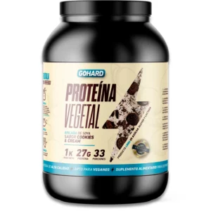 Proteína Vegetal - 1 Kg / 33 Servicios, Cookies & Cream