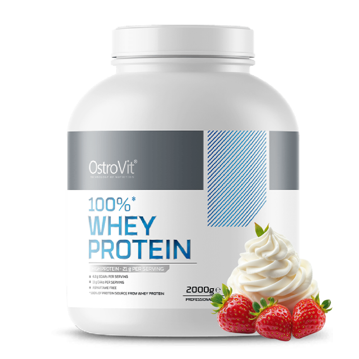 Ostrovit Proteina 100% Whey 2000 G Strawberry Cream